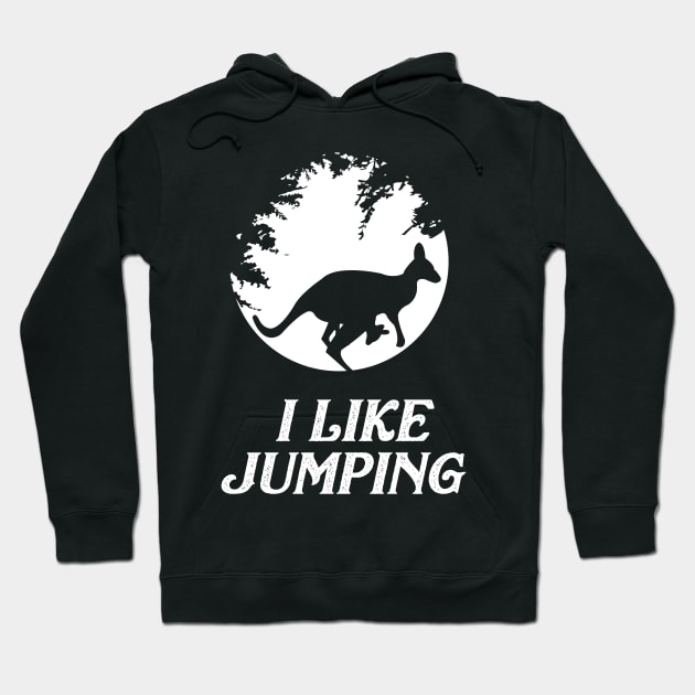 Kangaroo Jumping Hoodie by Imutobi